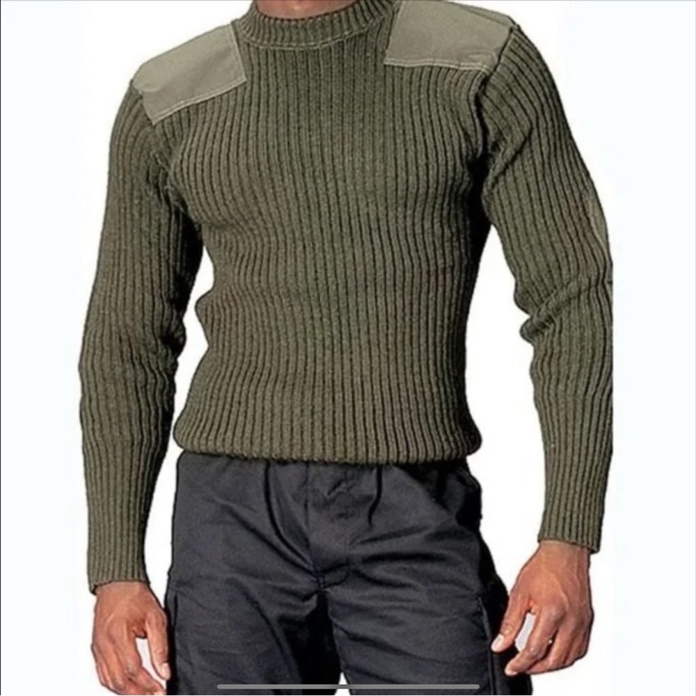DSCP Valor Collection Wool Sweater Green Army VARIOUS SIZES 34, 38, 40, 42